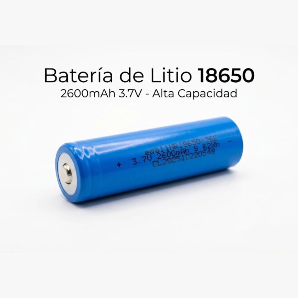 Pila Batería Litio 18650 2700mah 3.6v Alta Descarga C Teton